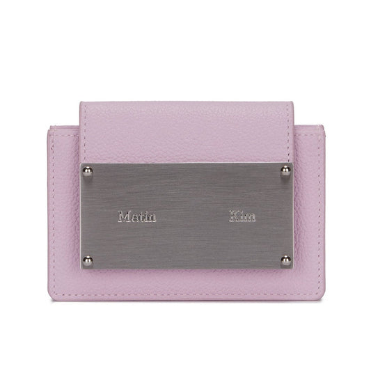 Martin Kim Accordion Wallet In Light Violet